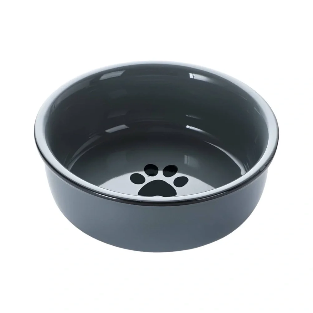 ✨BNWT - Small Pet Bowls with Heighten Metal Stand - 15 Ounces - Grey✨